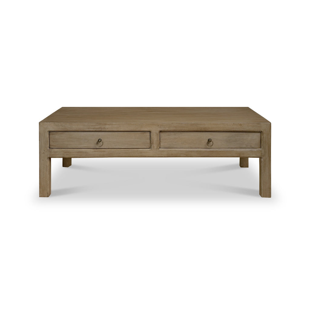 Amal Mango Wood 2 Drawer Coffee Table