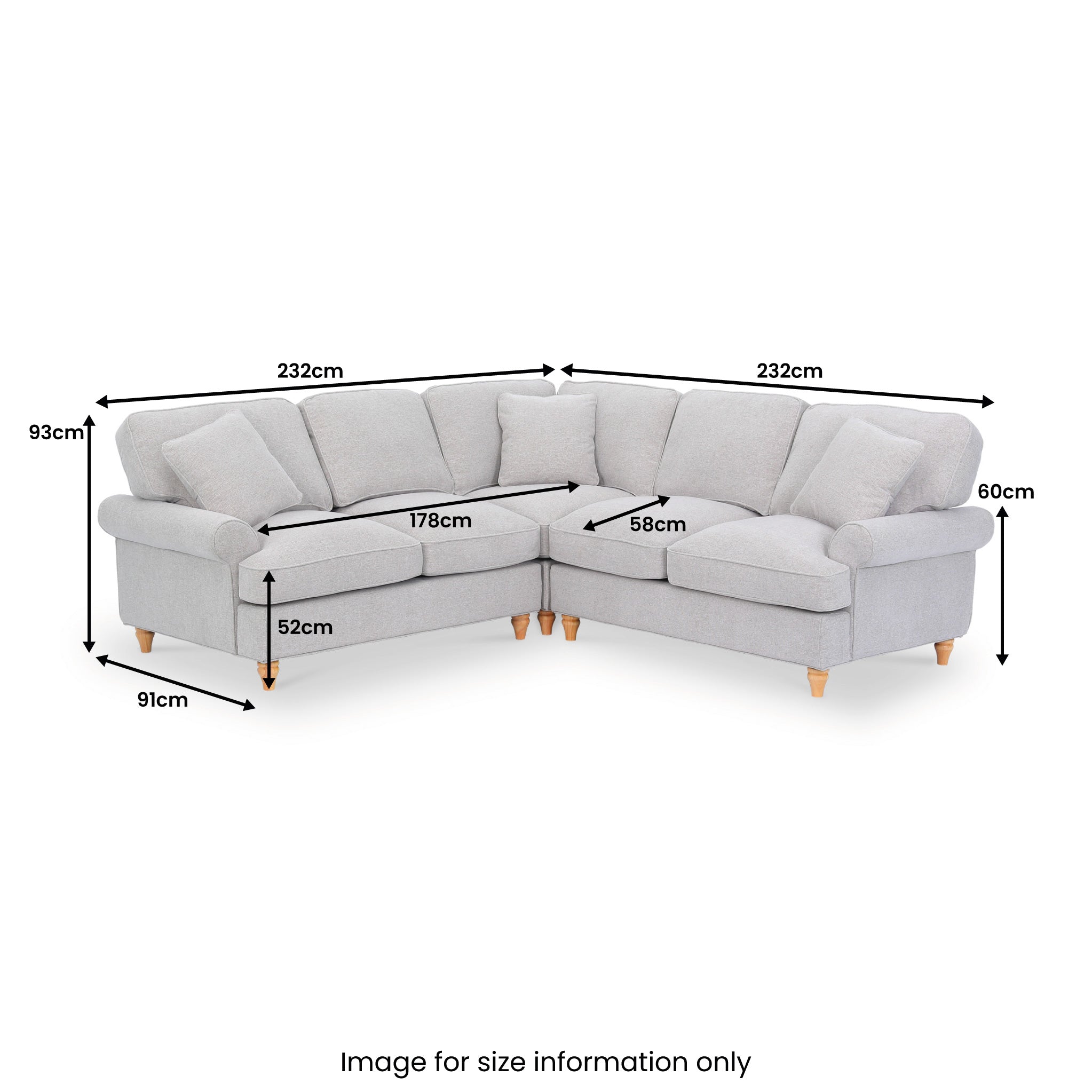 Alfie Large Corner Sofa