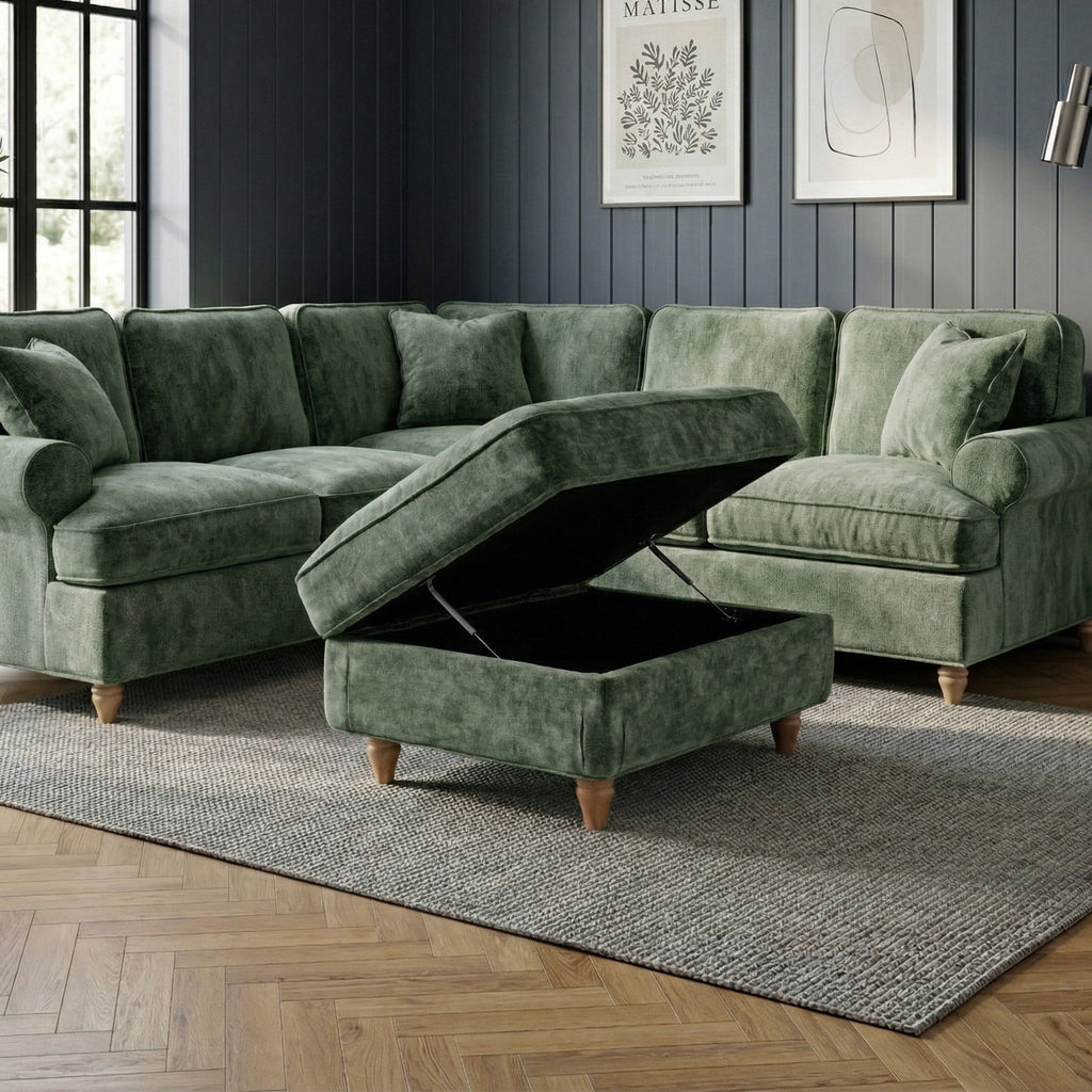 Alfie, Arthur and Archie XL Universal Storage Footstool