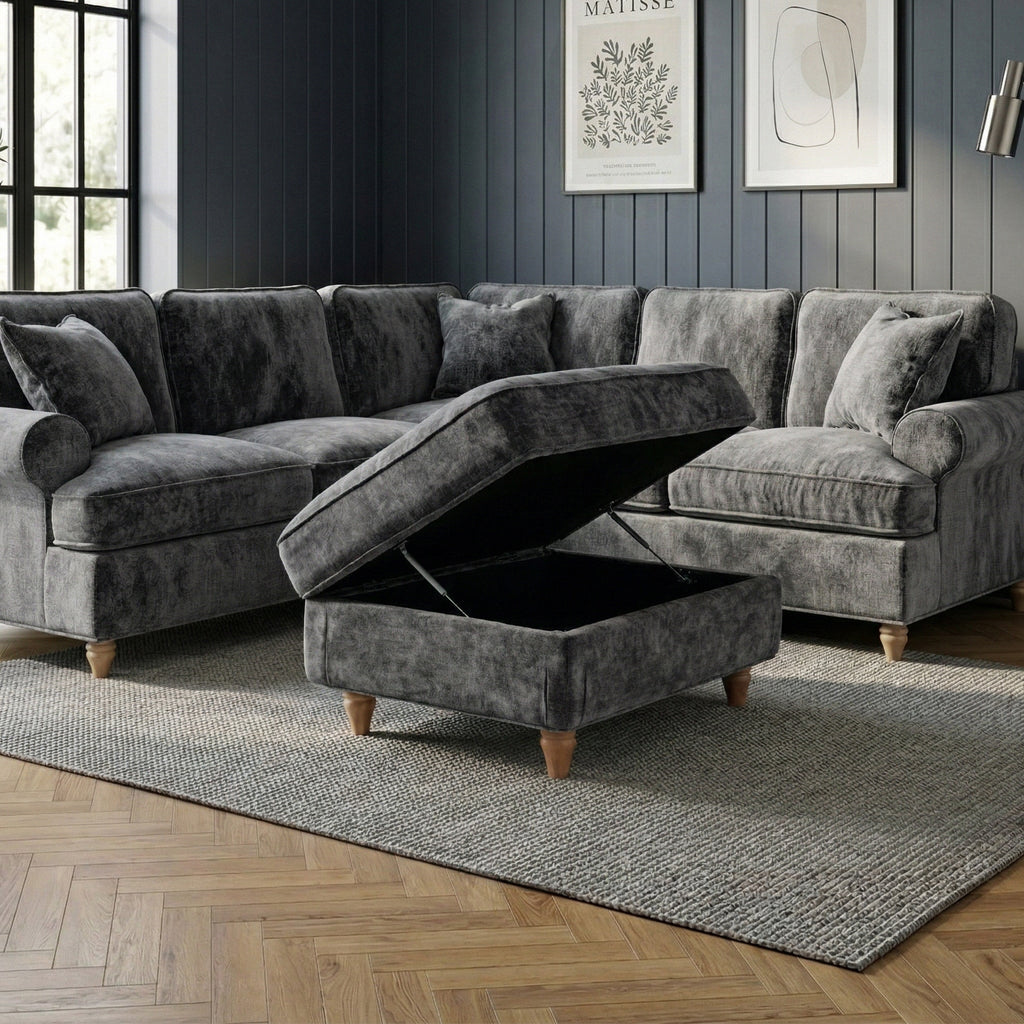 Alfie, Arthur and Archie XL Universal Storage Footstool