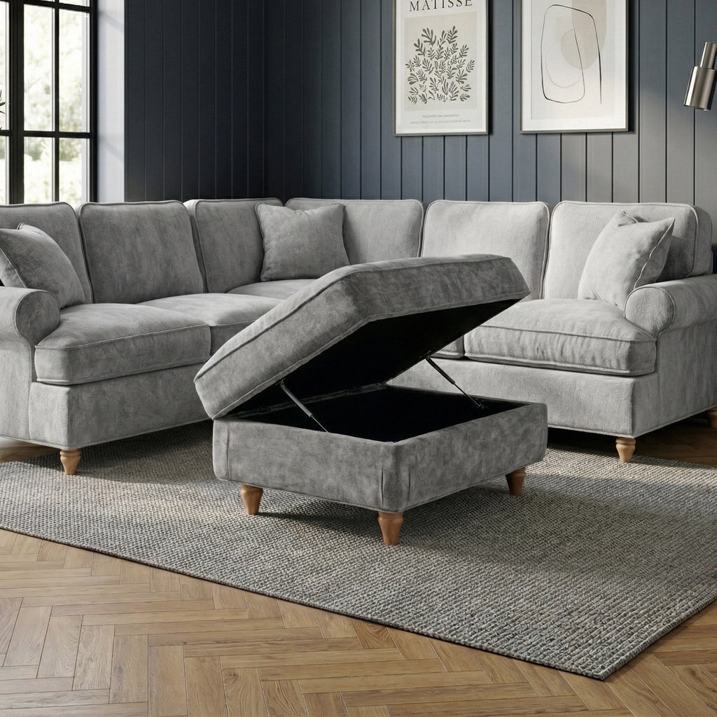 Alfie, Arthur and Archie XL Universal Storage Footstool