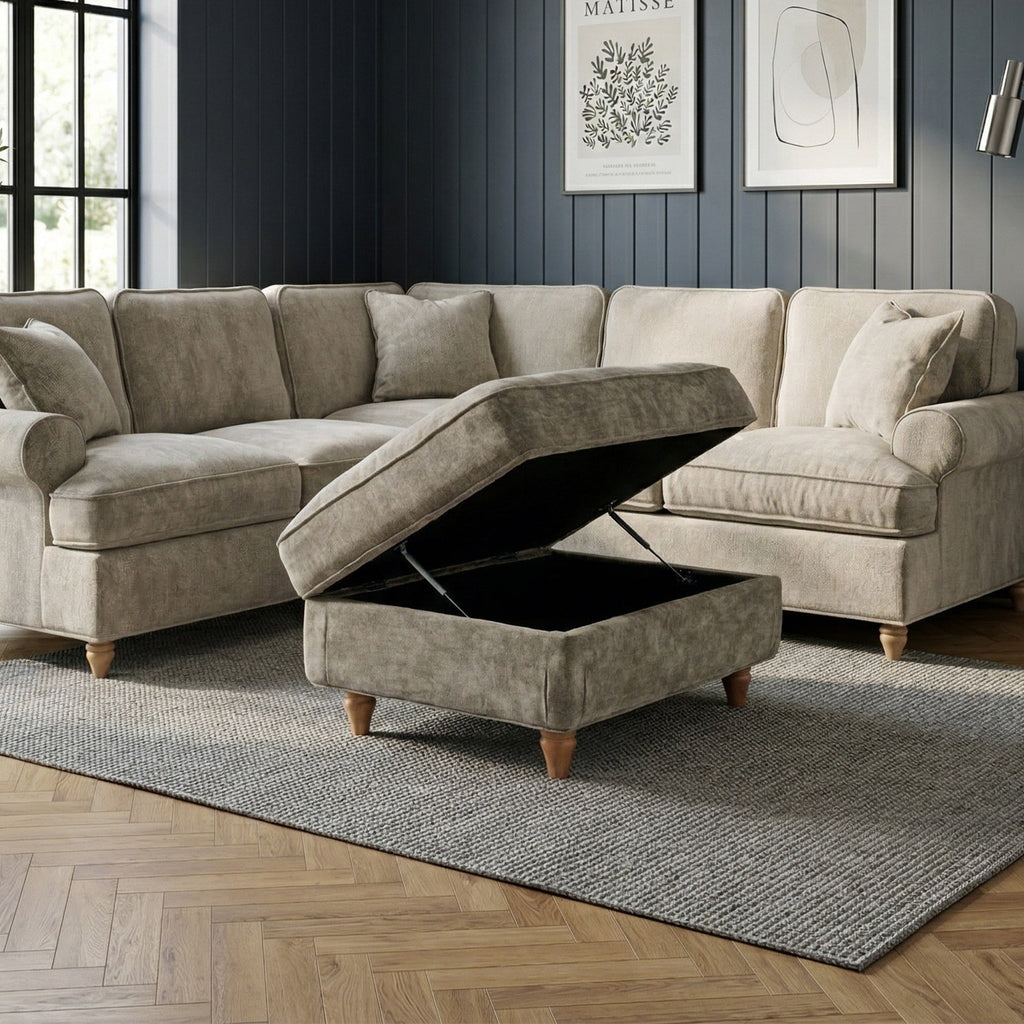 Alfie, Arthur and Archie XL Universal Storage Footstool