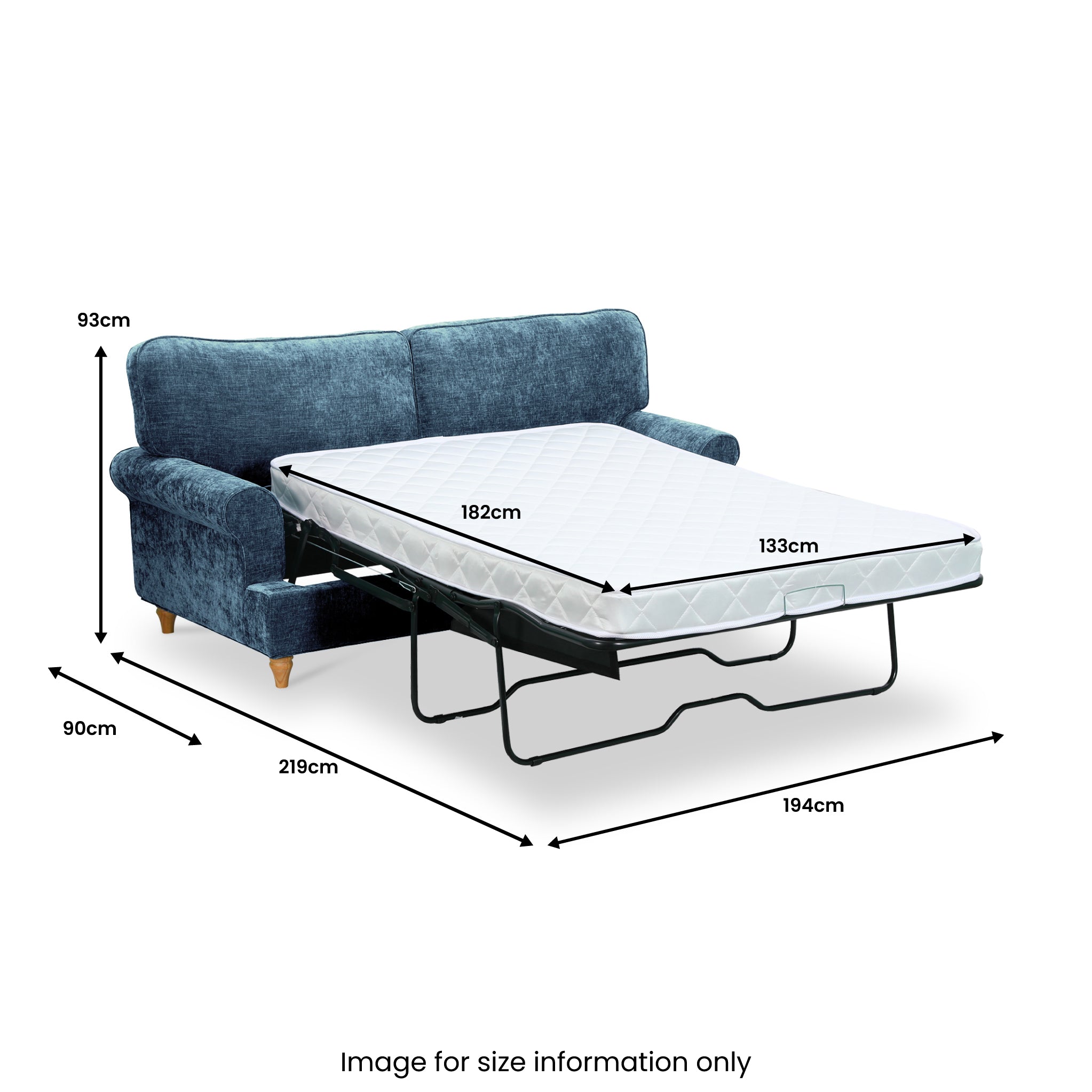 Alfie 3 Seater Sofa Bed