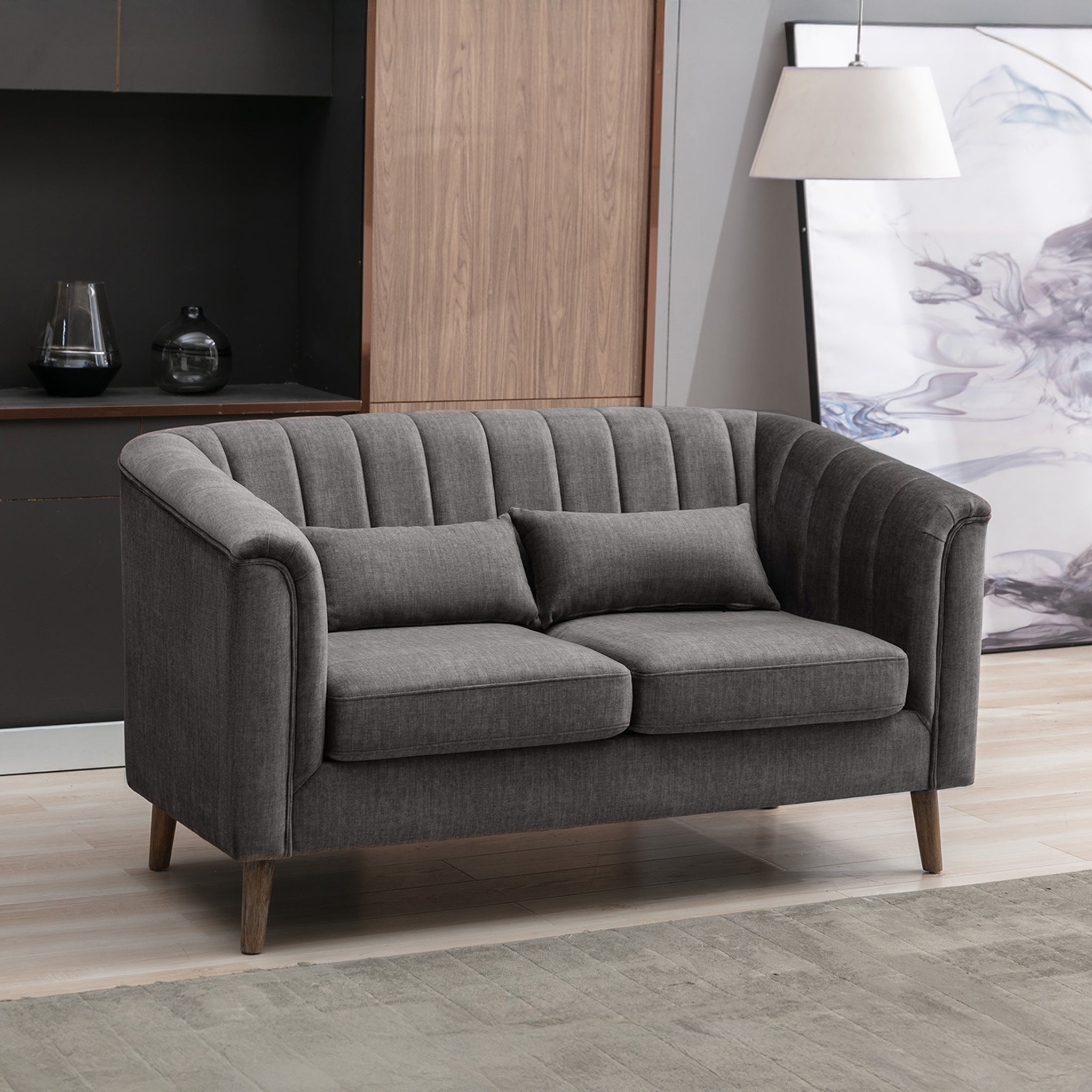Lucille Velvet 2 Seater Sofa