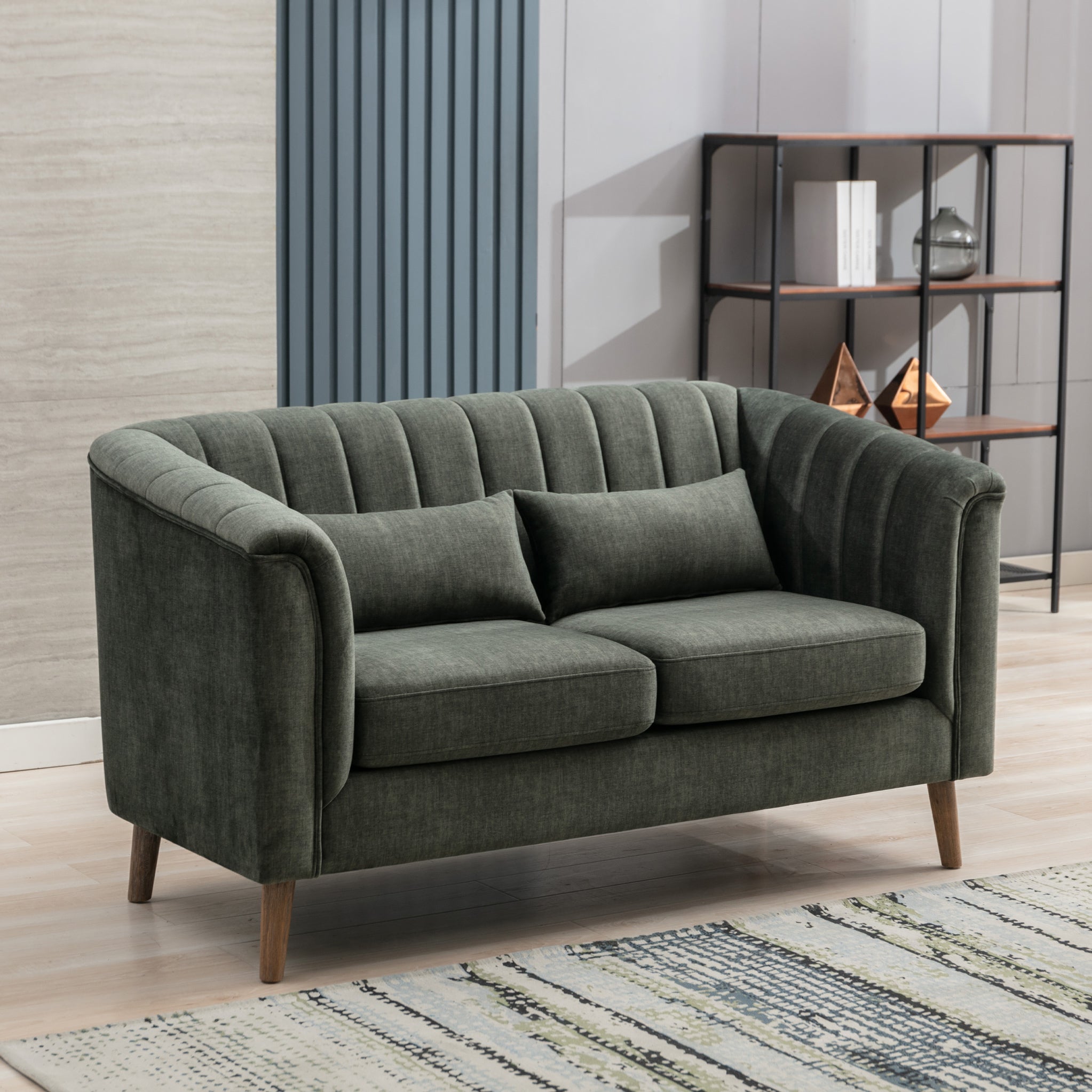 Lucille Velvet 2 Seater Sofa