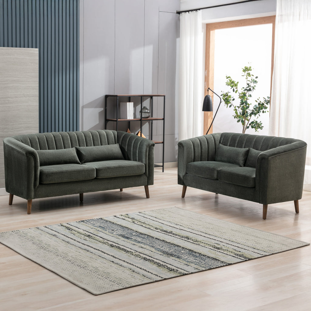 Lucille Velvet 2 Seater Sofa