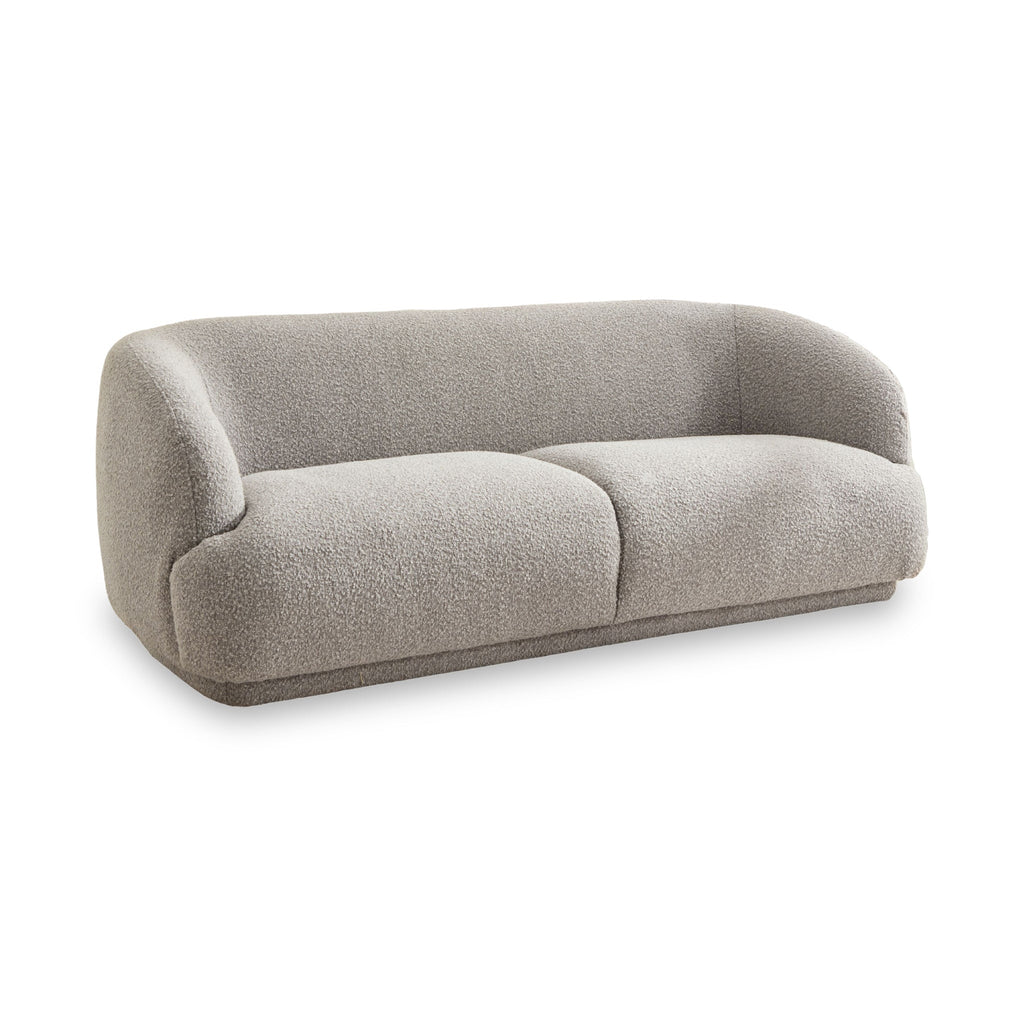 Sudsy Soft Boucle Curve 3 Seater Sofa