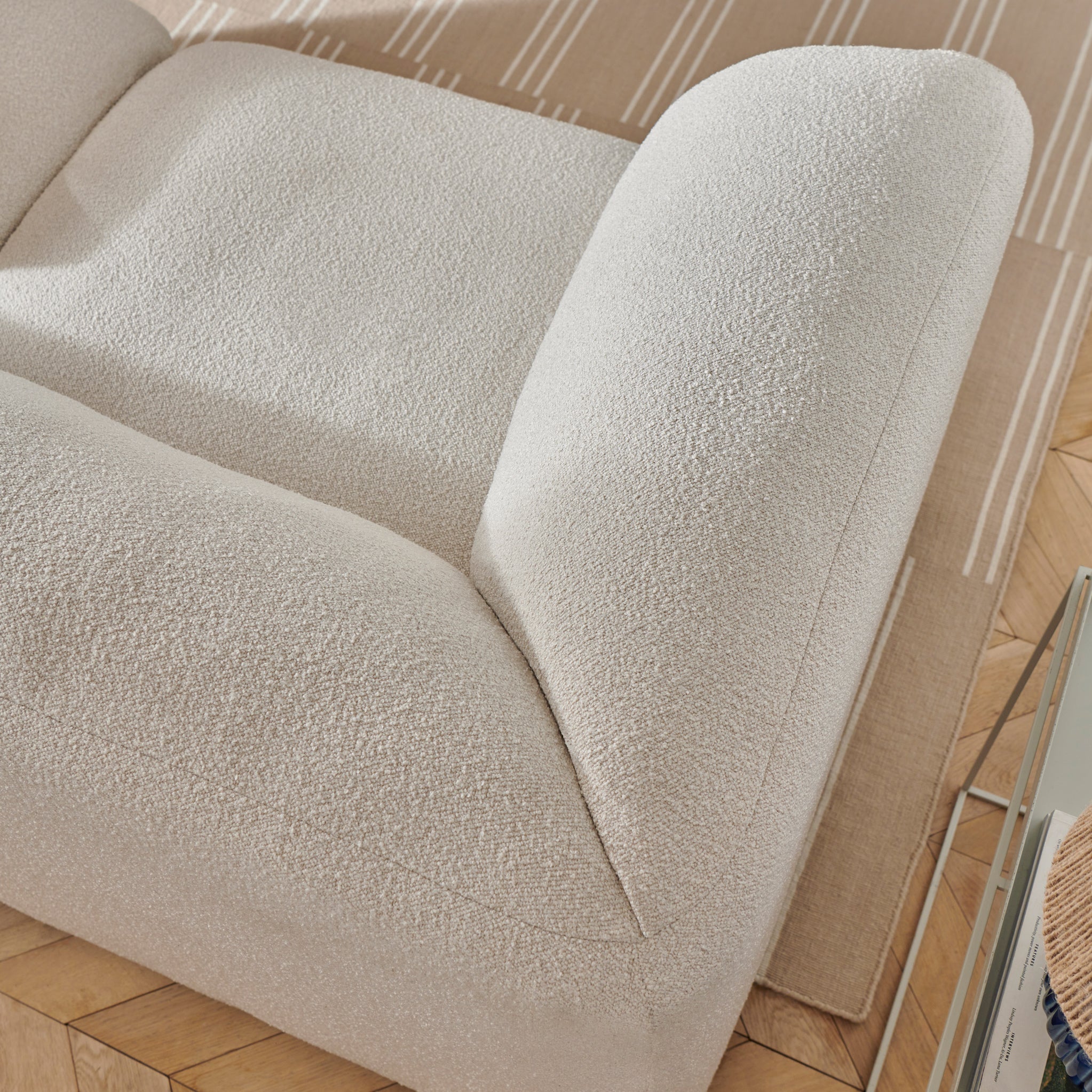 Carmel Boucle 2 Seater Sofa