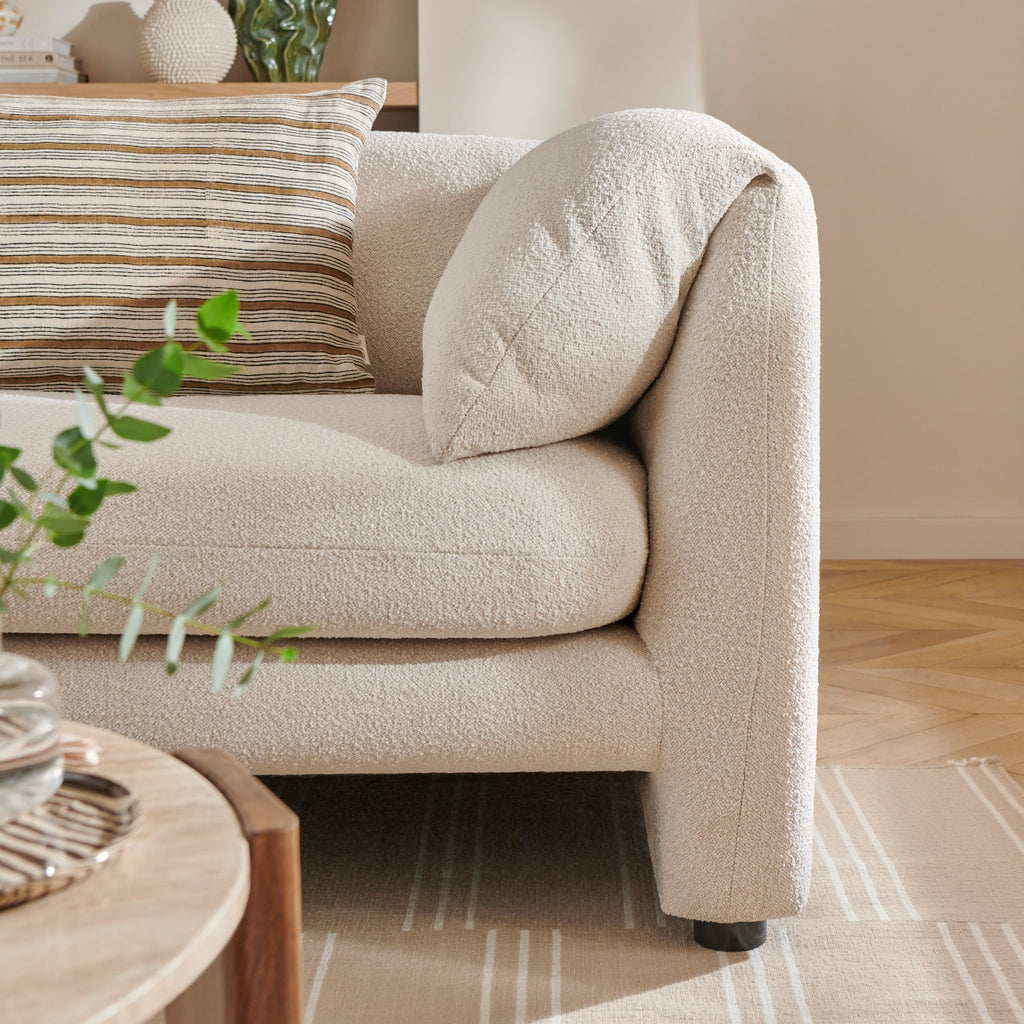 Carmel Boucle 3 Seater Sofa