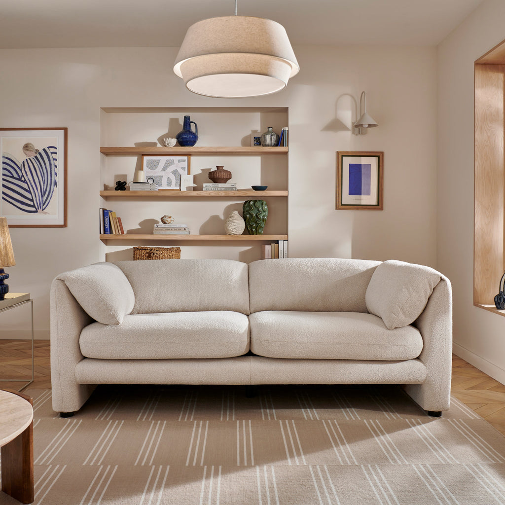 Carmel Boucle 3 Seater Sofa