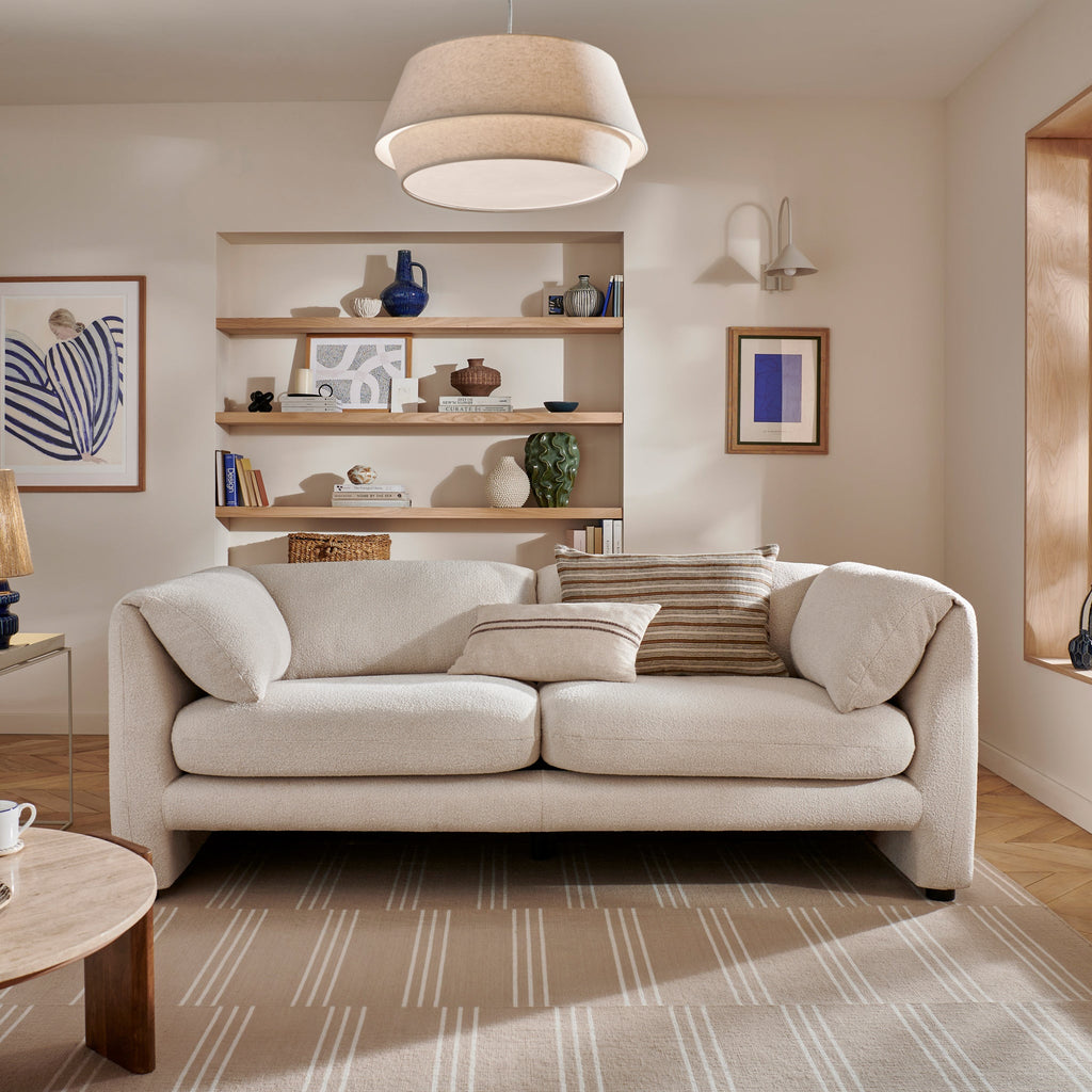 Carmel Boucle 3 Seater Sofa