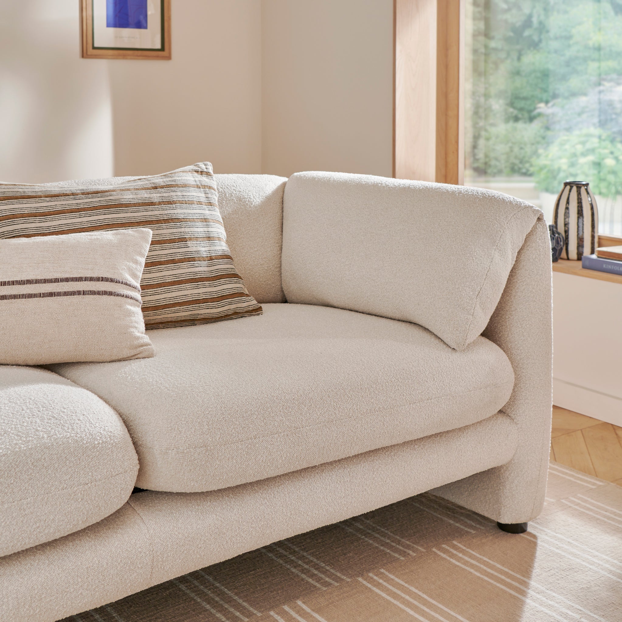 Carmel Boucle 3 Seater Sofa