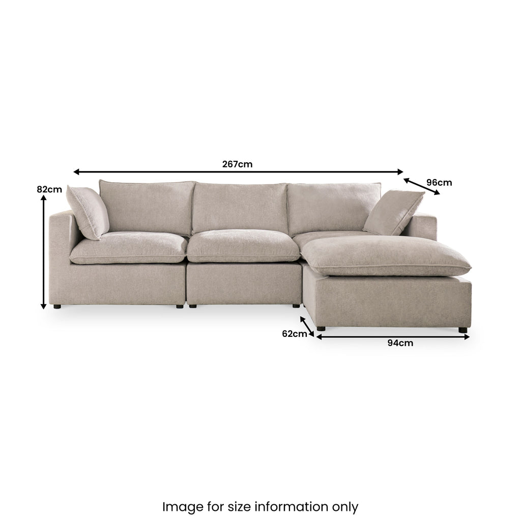 Symphony Modular Chaise Sofa