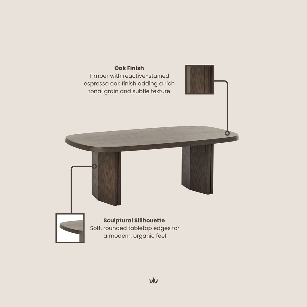 Roka Oak Coffee Table