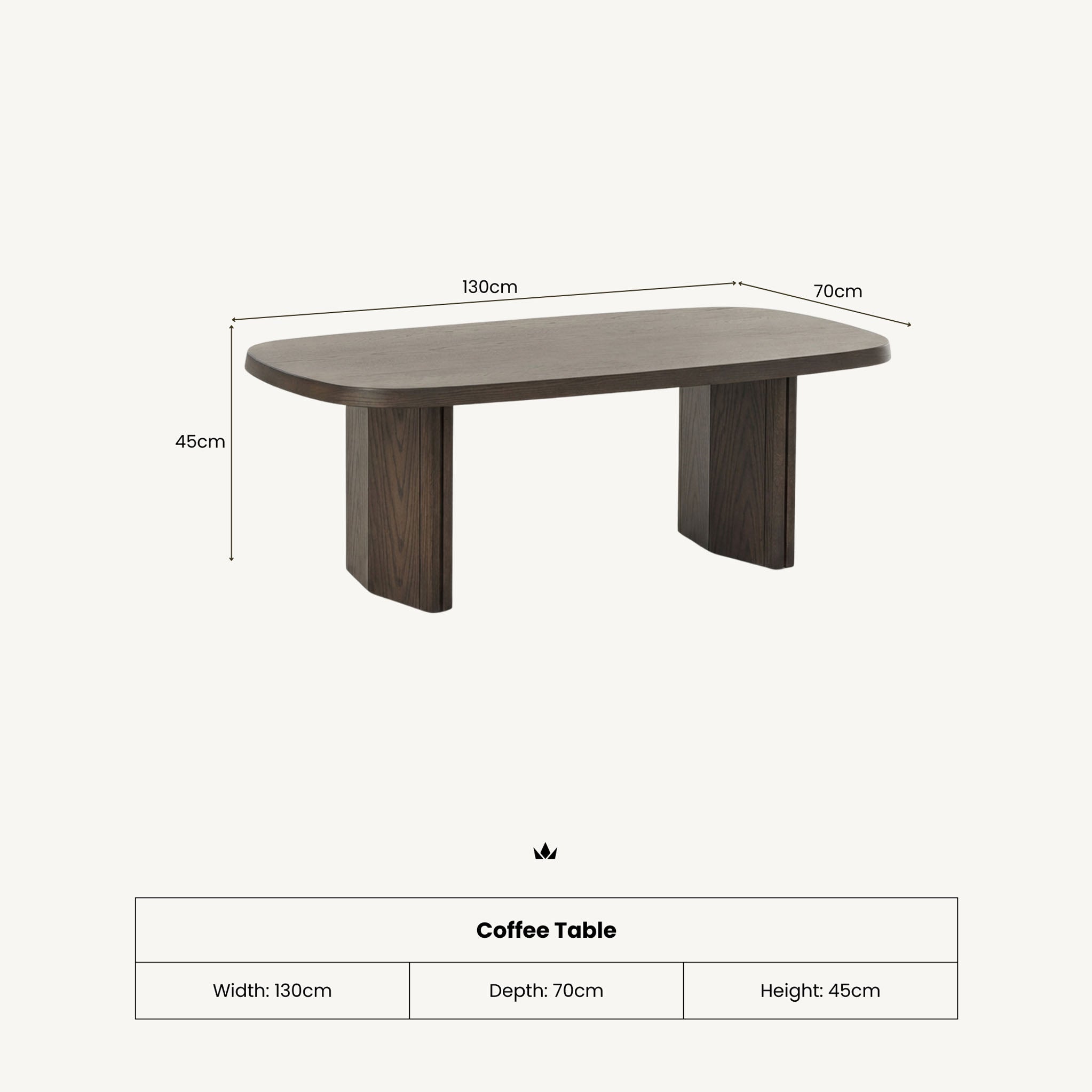 Roka Oak Coffee Table