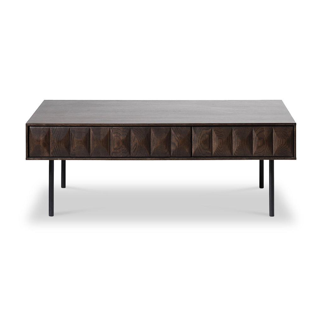 Roka Oak Geometric Coffee Table