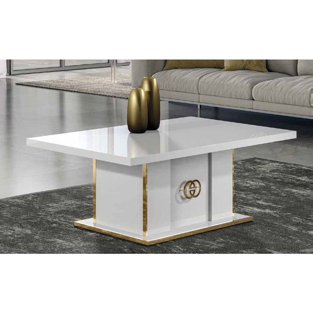 Table Basse Vogue - Plateau Marbre et Structure Métal