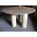 Table à Manger Anais - Plateau Marbre Carré et Pieds Métal