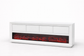 Cheminée Électrique Connectée 200 cm – Bluetooth Intégré – Design Contemporain