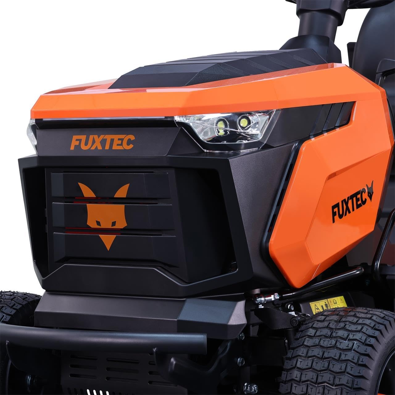 FUXTEC Tondeuse autoportée FX-RMT84M - Tondeuse autoportée à Essence avec Largeur de Coupe 83 cm - Moteur 8,8 KW 432 cm³ - 6 hauteurs réglables - bac 280 L - Marche arrière RMO - boîte Manuelle 5+1