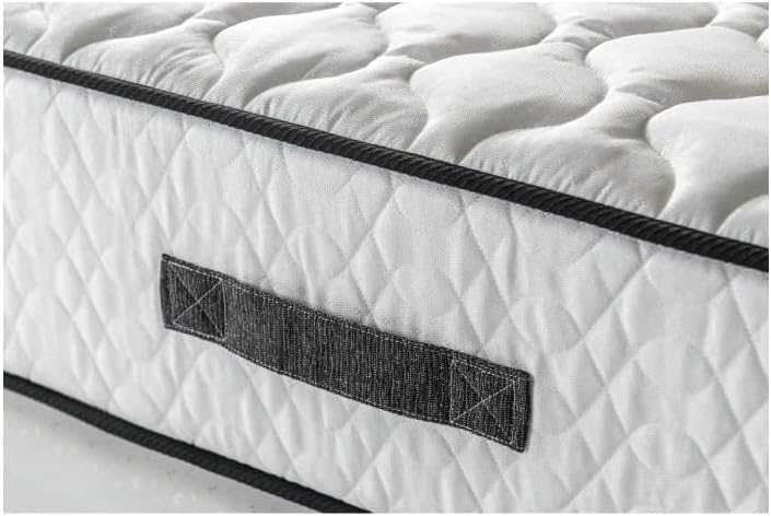 Ensemble Matelas + sommier 140 x 190 - Ressorts - 24 cm - 5 Zones - Equilibré - DETENTE