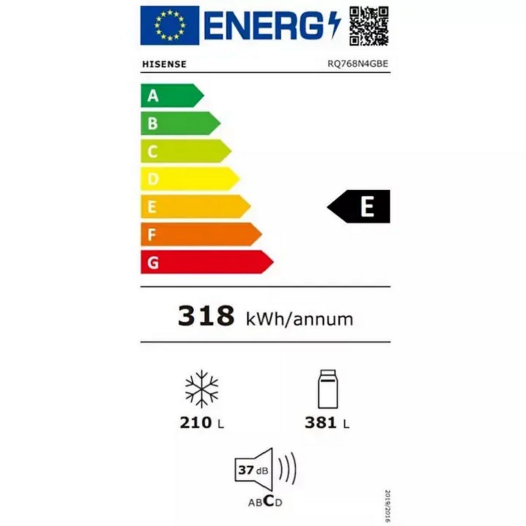 Réfrigérateur multi-portes FreshFit HISENSE RQ768N4GBE