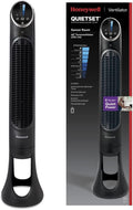 Honeywell HYF290E4 Ventilateur Tour QuietSet Puissant et Ultra Silencieux-avec télécommande-HYF290E, Noir