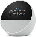 Amazon Echo Spot (Nouvelle génération) | Réveil connecté avec un son de qualité et Alexa | Blanc