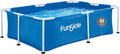 FUNSICLE Piscine Tubulaire rectangulaire 2,13 m x 1,52 m x 0,61 m