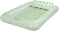 Flamingueo Bouee Piscine - Matelas Piscine, Bouee Piscine Adulte, Matelas de Plage, Accessoires Piscine, Bouée, Tanning Pool (205 x 140 x 38 cm)