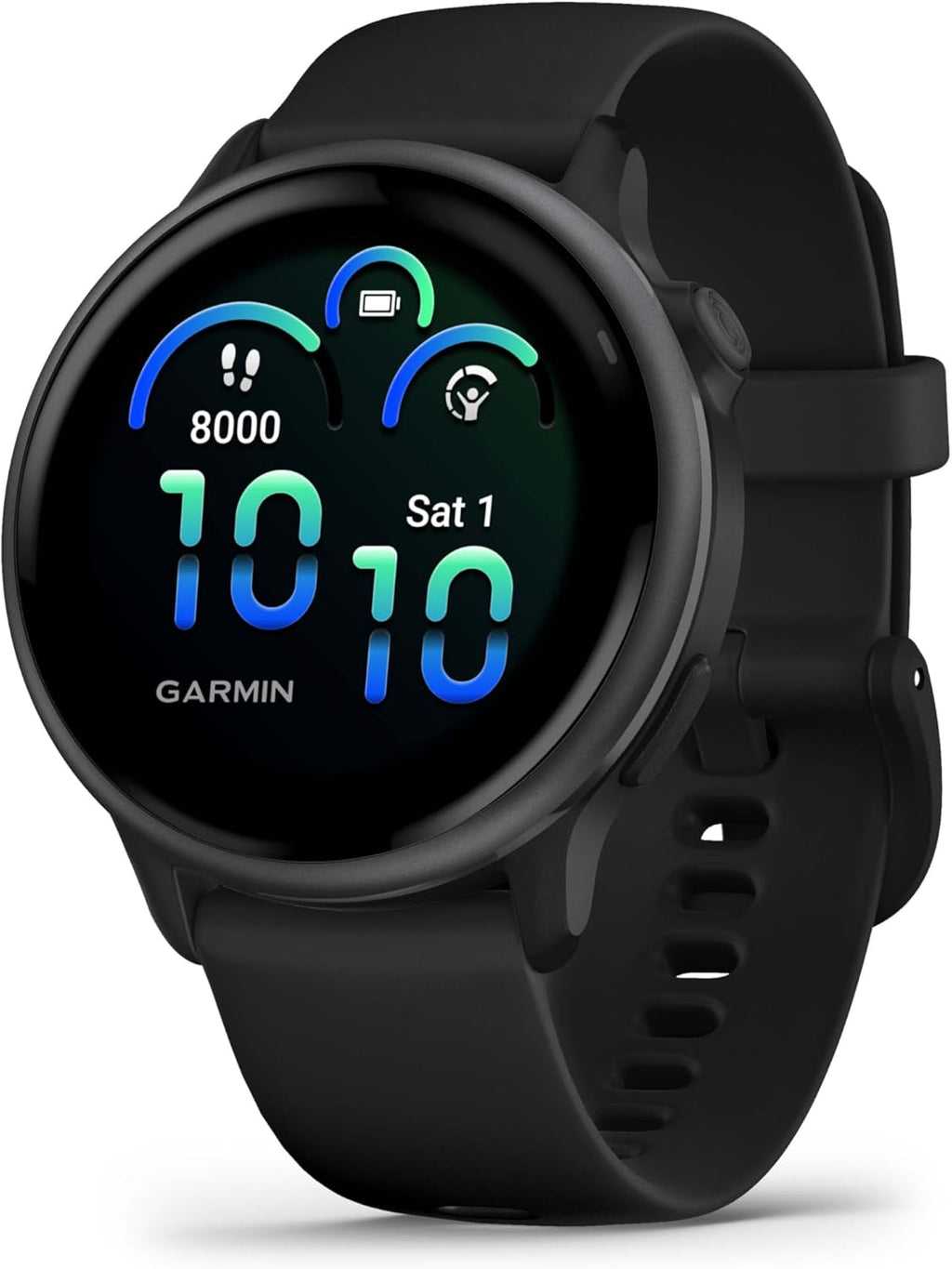 Garmin vívoactive 6 - Montre connectée avec GPS Forme & santé avec écran Ultra-Lumineux - Gray avec boîtier Noir - Boîtier 42 mm