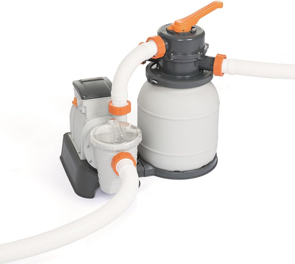 Bestway - Filtre à sable Flowclear - 7,571 m3/h - Pour Filtrer l'eau de piscine