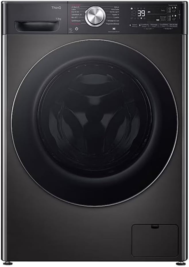 LAVE-LINGE LG F34R92BSTA ouverture hublot 13 kg 1400 trs/min profondeur 61.50 cm