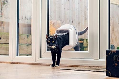 Sure PetCare | Chatière à Puce électronique Connect SureFlap avec Hub, Technologie DualScan, Compatible avec médaillon d'identification par radiofréquence et Puce, contrôle par Application