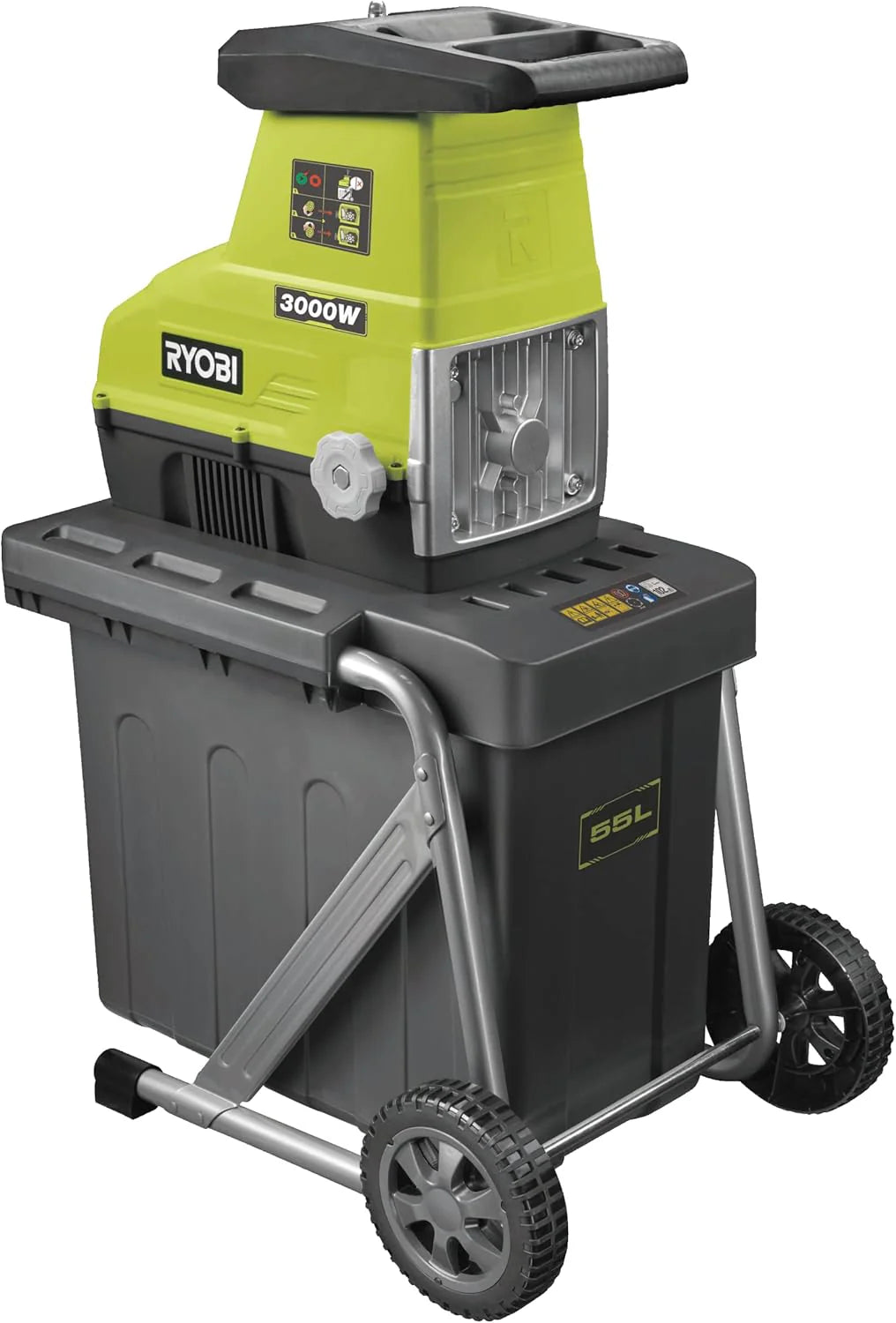 Ryobi broyeur végétaux électrique 3000W, silencieux RSH3045U