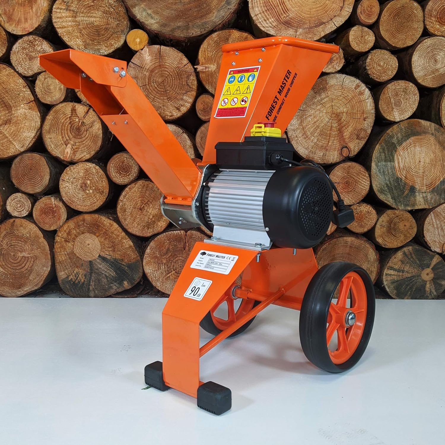 Forest Master FM4DDE broyeur de Jardin électrique 2800 W 4 CV pour Branches, Feuilles de Bois