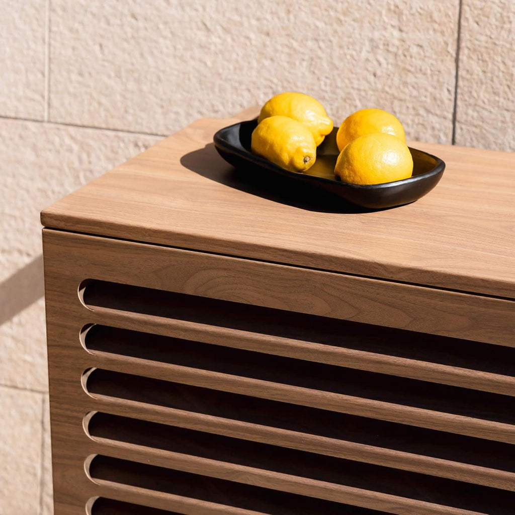 Cache Clim & Pompe à chaleur, XL - 126 x 56 x 113 cm Protège des intempéries, des nuisibles et des chocs Assure une excellente circulation de l’air Design discret et épuré Chêne