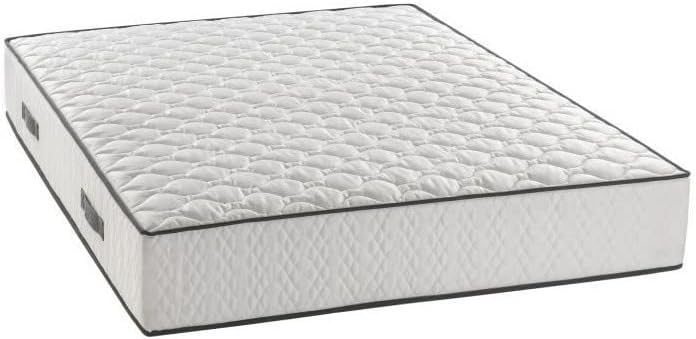Ensemble Matelas + sommier 140 x 190 - Ressorts - 24 cm - 5 Zones - Equilibré - DETENTE