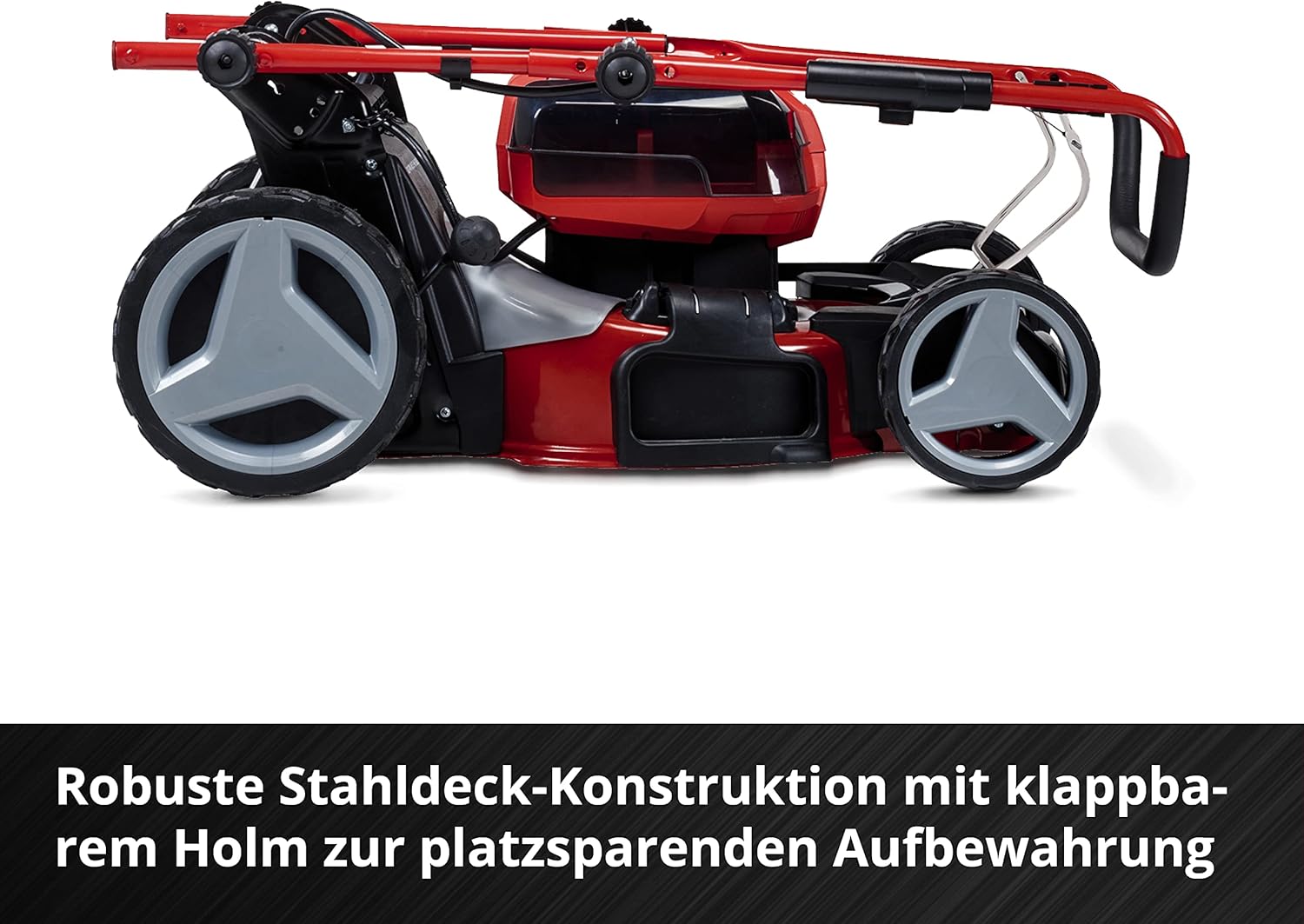 Einhell Professional Tondeuse à gazon sans fil GP-CM 36/47 S HW Li Power X-Change (36V, 47 cm largeur de coupe, autotractée, moteur sans charbon) Livré avec 4 Batteries 4,0Ah et 2 Chargeurs Doubles