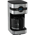 Cafetière numérique 10 tasses, acier inoxydable noir, programmation de l'infusion, pause et service automatiques