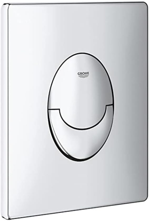 WC Suspendu Pack Complet Accessoires - Pack WC Grohe Bâti autoportant, WC SAT Infinitio sans bride, Plaque chrome, Abattant WC,Cuvette Toilette, Chasse d'eau Wc, Mécanisme