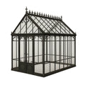 Serre de jardin en métal et verre trempé