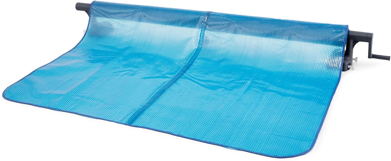 Intex Enrouleur bâche à Bulles pour Piscine rectangulaire de 2,74m à 4,88m