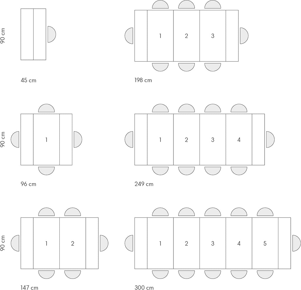PAZZO DESIGN, Table Console Extensible avec Porte Rallonges Elvire, Chêne Rustique, Jusqu'à 12 Places, Table Console Cuisine, Made in Italy, De 45 à 300 cm - id_1931
