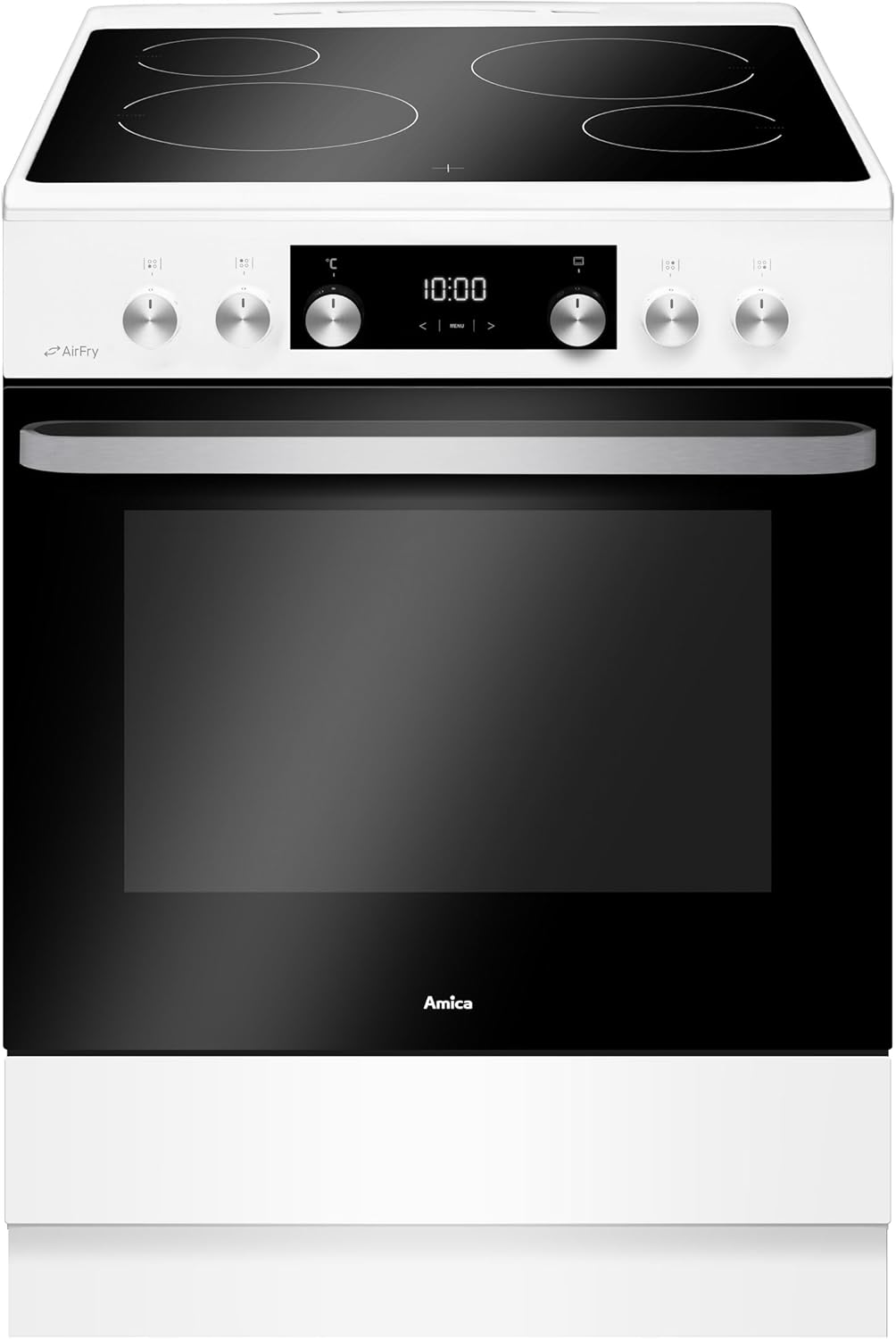 Cuisinière Vitrocéramique 77l 4 Feux Blanc - ACV7005RB