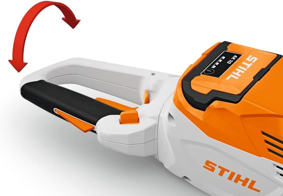STIHL Taille-haie sans fil HSA 60 (Noir, Alimenté par pile, 3000 SPM, Acier allié)