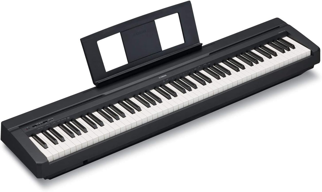 Yamaha P-45 piano numérique avec 88 touches – Compact et transportable – Idéal pour les débutants – Noir