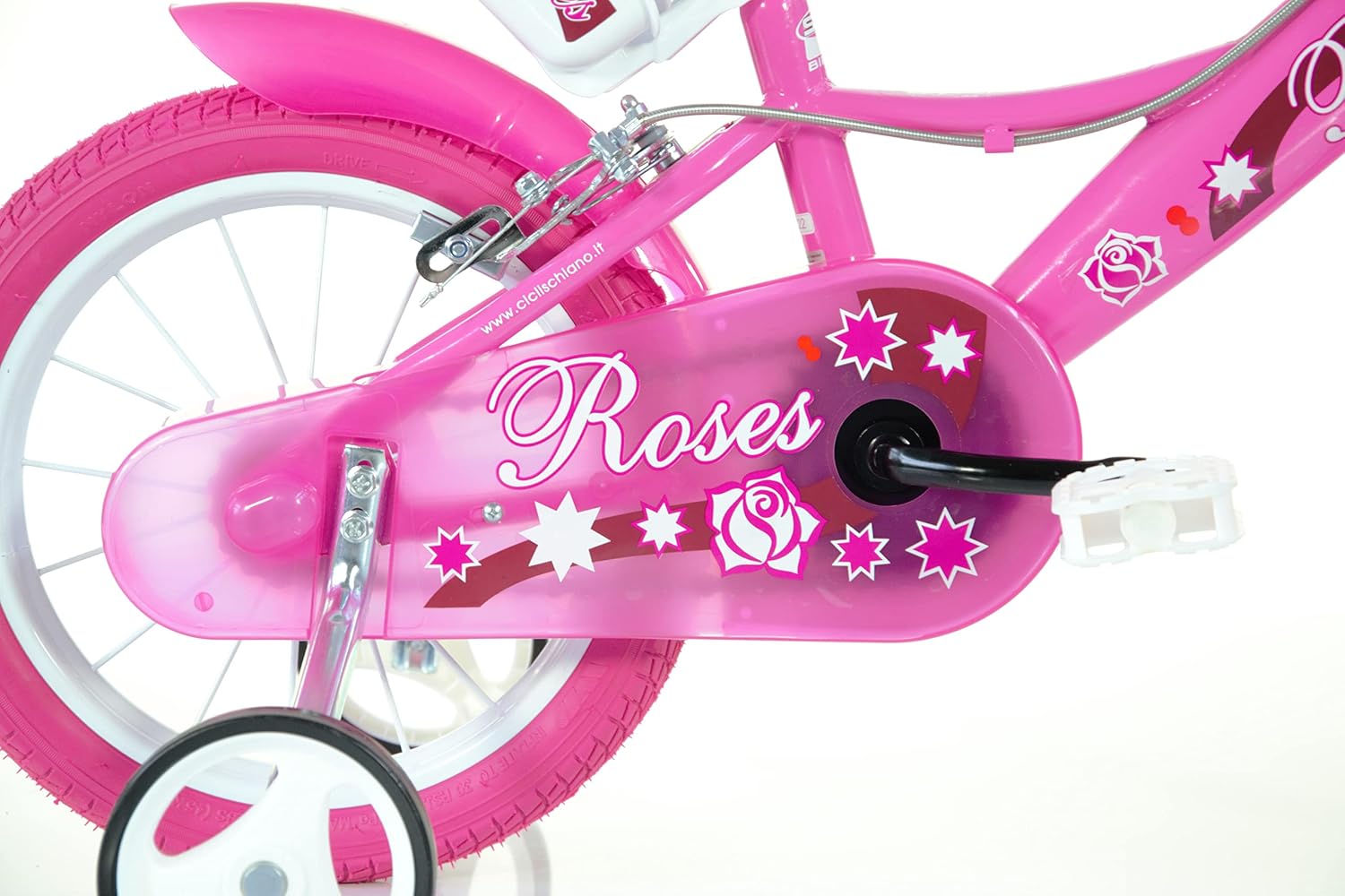 SCH Bicyclette Roses Vélo Enfant, Fille