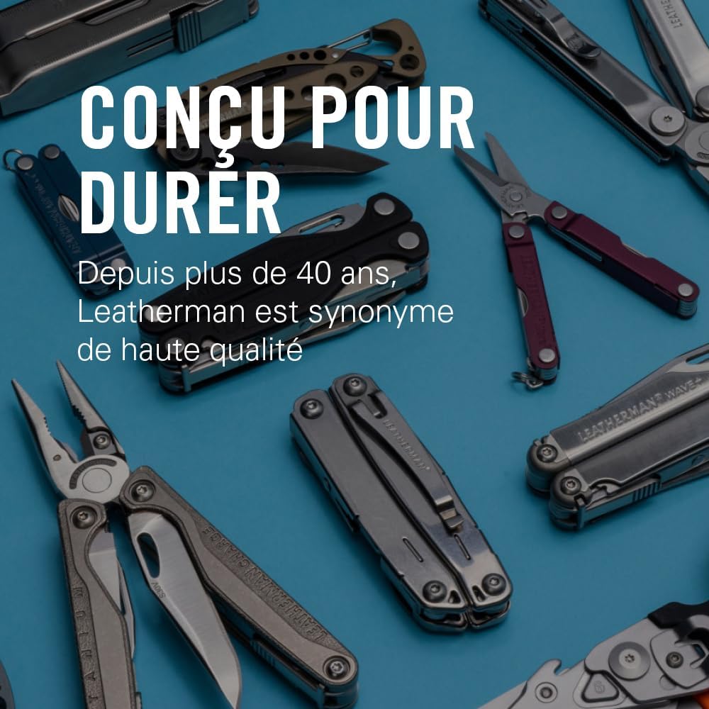 Leatherman Signal Outil Multifonction - 19 Outils pour le Camping et la Survie - Acier