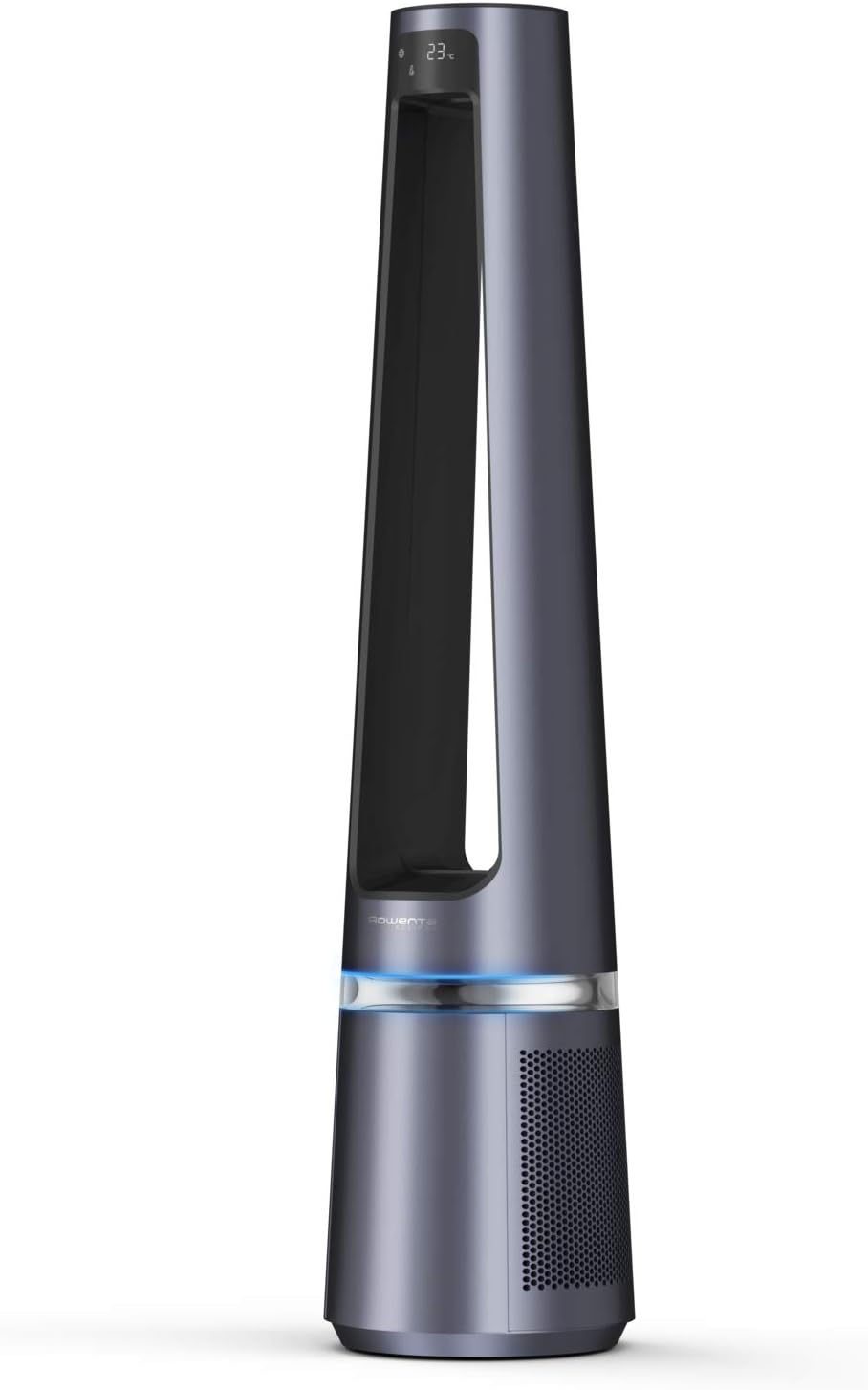 Rowenta Eclipse 2-en-1 Ventilateur purificateur, Ventile et filtre l'air, Particules fines, 32 dB (A), Puissant, Oscillation, 12 vitesses, Minuteur, Départ différé QU5030F0